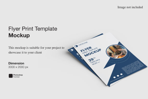 Download Flyer Print Template Mockup - Mockup Collection