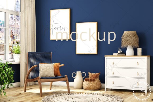 Download Living Room Mockup, Interior Mockup - Mockup Collection