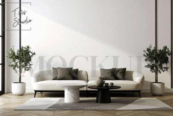 Download Framed Art Mockup by Sofa - Mockup Collection
