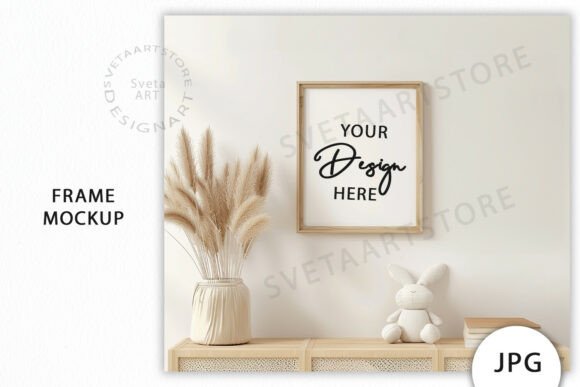 Download Frame Mockup, Baby Room Mockup JPG - Mockup Collection