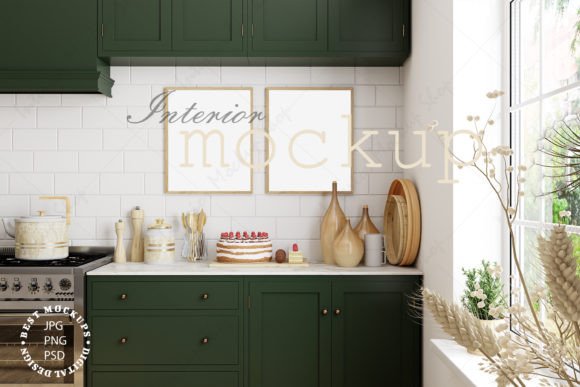 Download Kitchen Frame Mockup - 159 - Mockup Collection