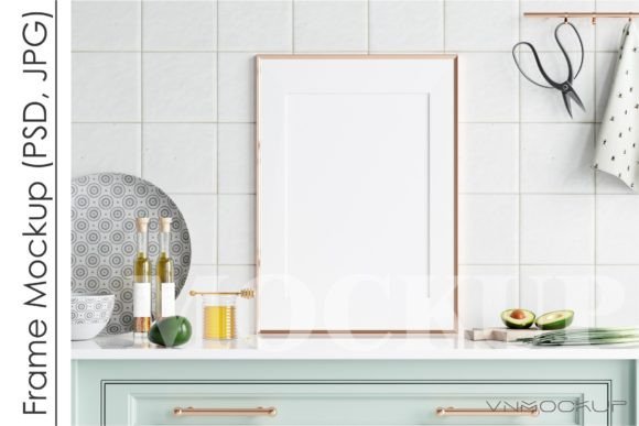Download Kitchen Interior Frame Mockup - Mockup Collection