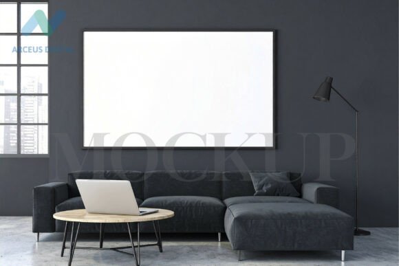 Download Framed Art on Wall Mockup - Mockup Collection