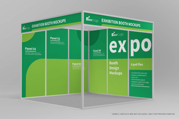 Download Exhibition Tradeshow Booth Mockup - Mockup Collection