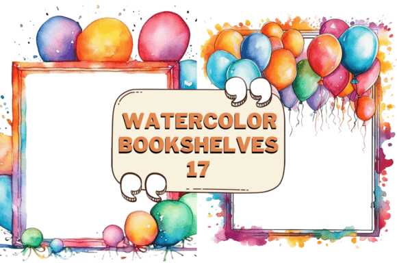 Download Sublime Watercolor Party Photo Frames 17 - Premium Resources
