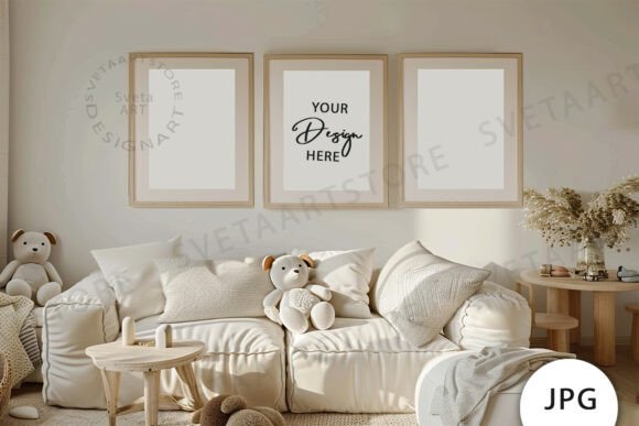 Download Frames Mockup, Baby Room Mockup JPG - Mockup Collection