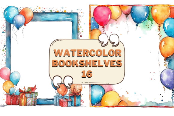 Download Sublime Watercolor Party Photo Frames 16 - Premium Resources