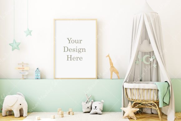 Download Nursery Mockup Frame - Mockup Collection