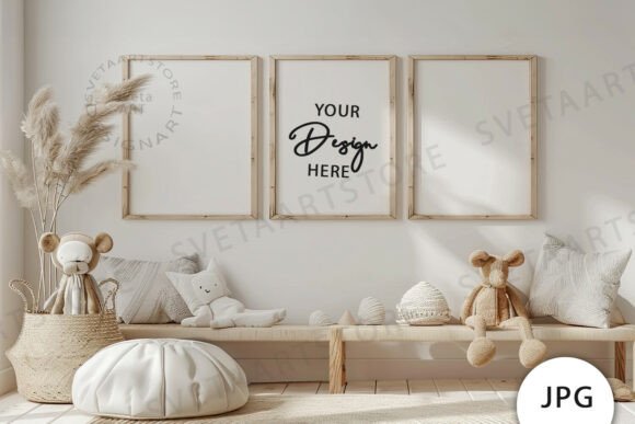Download Frames Mockup, Baby Room Mockup JPG - Mockup Collection