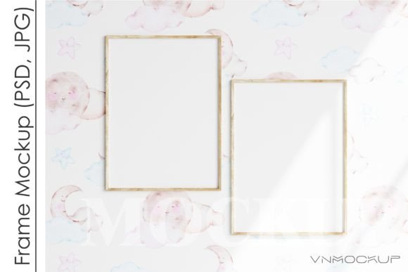 Download Nursery Frame Mockup, Modern Kid's Room - Mockup Collection