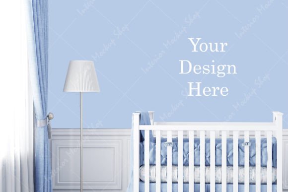 Download Blank Wall Kids Room Mockup - 1210 - Mockup Collection
