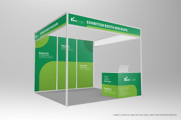 Download Exhibition Tradeshow Booth Mockup - Mockup Collection