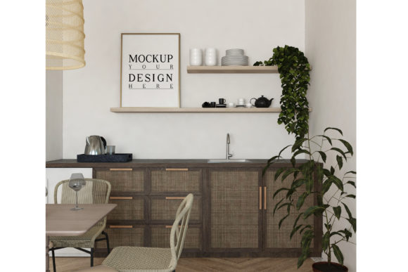 Download Mockup Poster for Kitchen Decoration - Mockup Collection