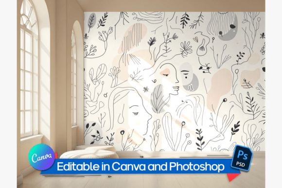 Download Wall Paper Interior Mockup - Mockup Collection