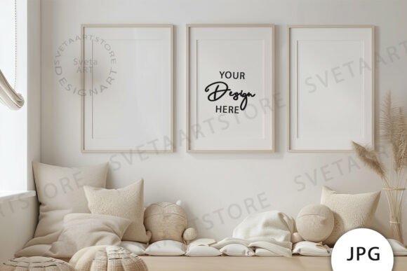 Download Frames Mockup, Baby Room Mockup JPG - Mockup Collection