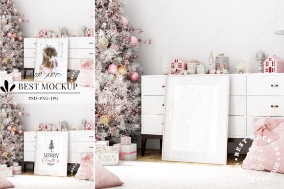Download Frame Mockup Christmas, Interior Mockup - Mockup Collection