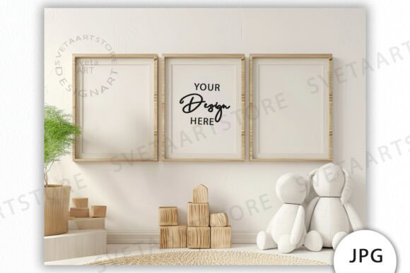 Download Frames Mockup, Baby Room Mockup JPG - Mockup Collection