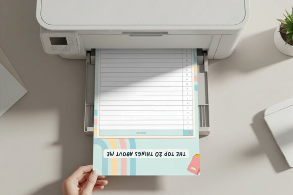 Download Top View A4 Paper Mockup - Mockup Collection