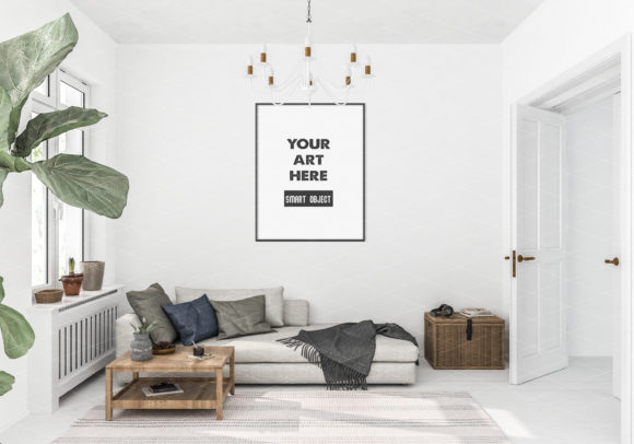 Download Frame Mockup Interior Mockup Living Room - Mockup Collection