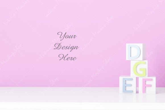 Download Blank Wall Mockup Kids - 1023 - Mockup Collection