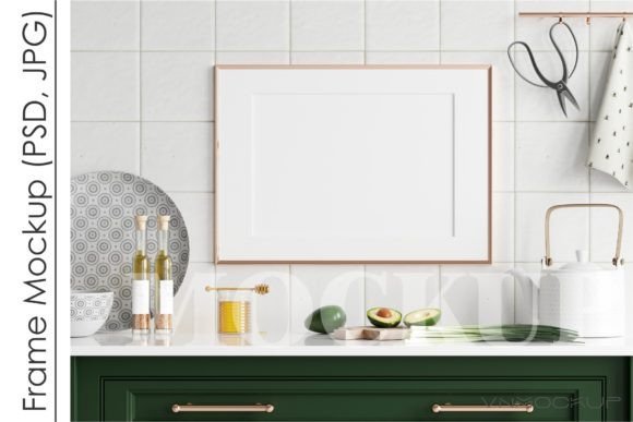 Download Kitchen Interior Frame Mockup - Mockup Collection