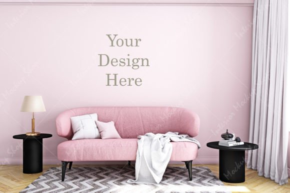 Download Interior Mockup Living Room - 1196 - Mockup Collection