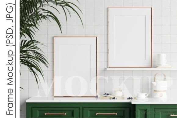 Download Kitchen Interior Frame Mockup - Mockup Collection