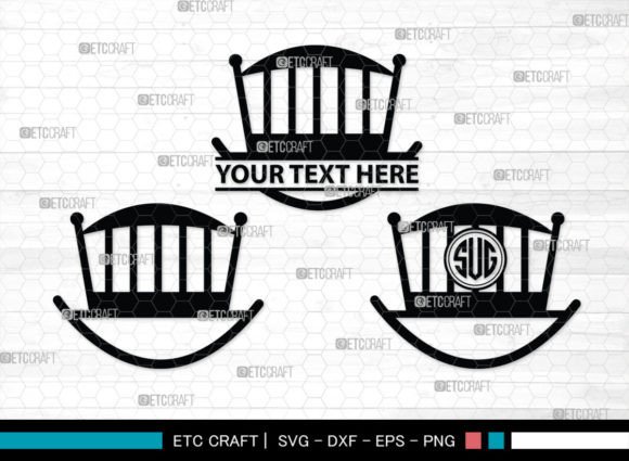 Download Baby Crib Monogram, Baby Crib Silhouette - Premium Resources