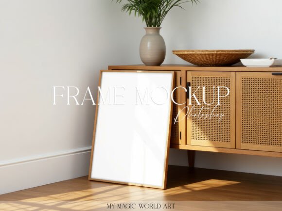 Download Boho Interior Mockup Frame Poster Art - Mockup Collection