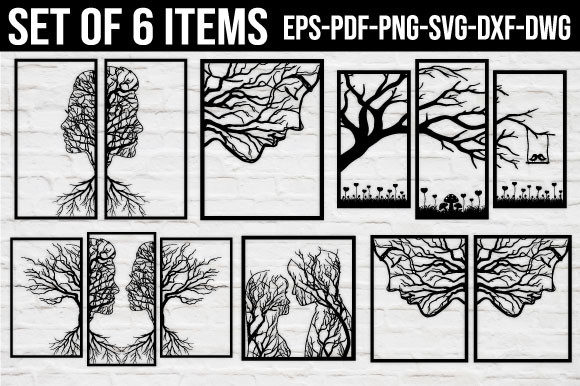 Download Tree of Life Wall Interior Decor Bundle - Interior decor Collection