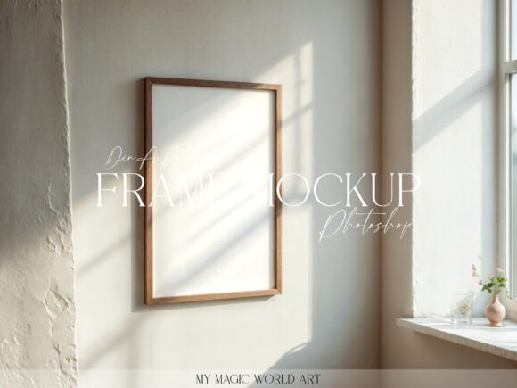 Download Interior Mockup PSD Frame at the Wall - Mockup Collection