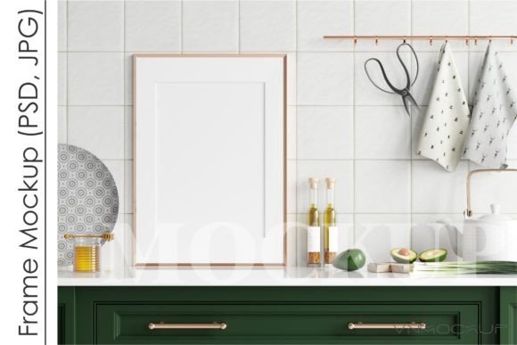 Download Kitchen Interior Frame Mockup - Mockup Collection