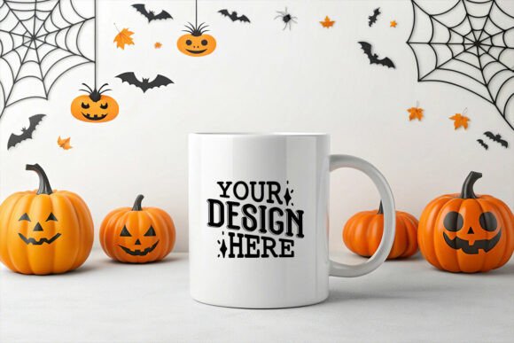 Download Halloween Coffee Mug Free Mockup - Premium Bundle