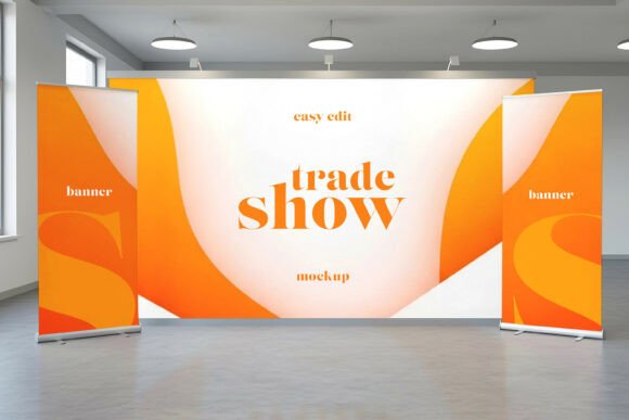 Download Trade Show Exhibition Banner Mockup - Mockup Collection