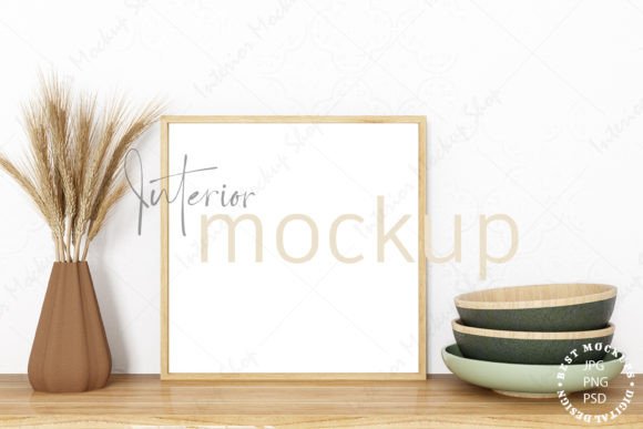 Download Frame Mockup Kitchen, Interior Mockup - Mockup Collection