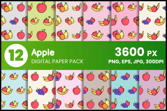 Download Apple Digital Paper Set - Digital paper Collection